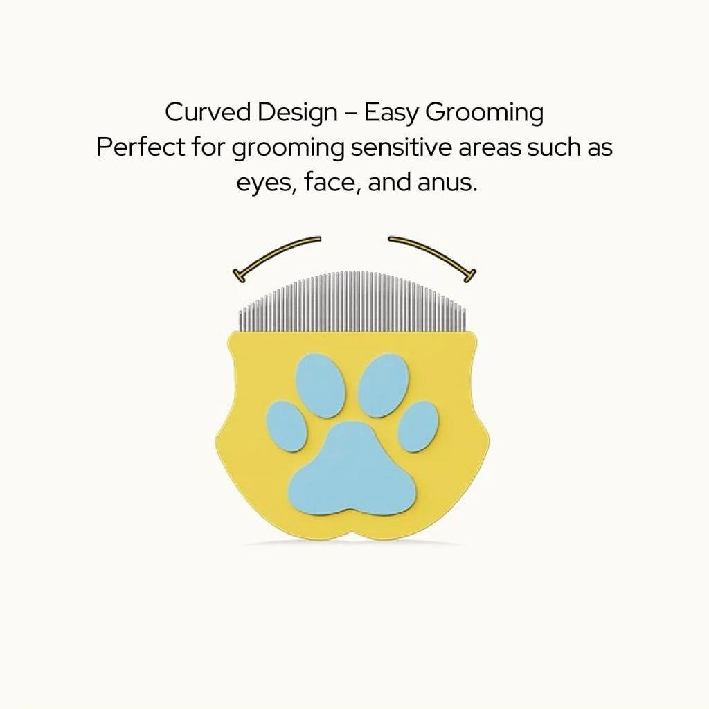 Pet Face & Eye Grooming Comb for Dogs & Cats