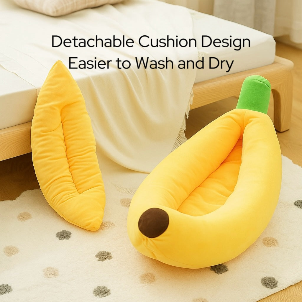 Washable Banana Pet Bed