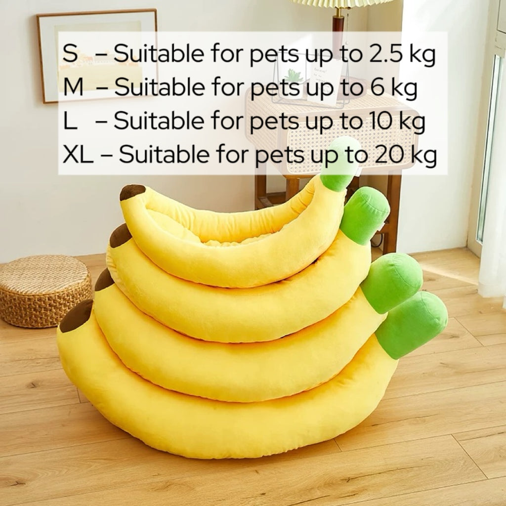 Washable Banana Pet Bed