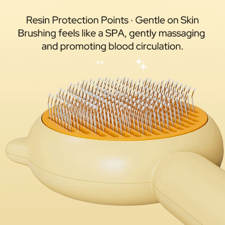 Self-Cleaning Pet Shedding Brush for Cats and Dogs