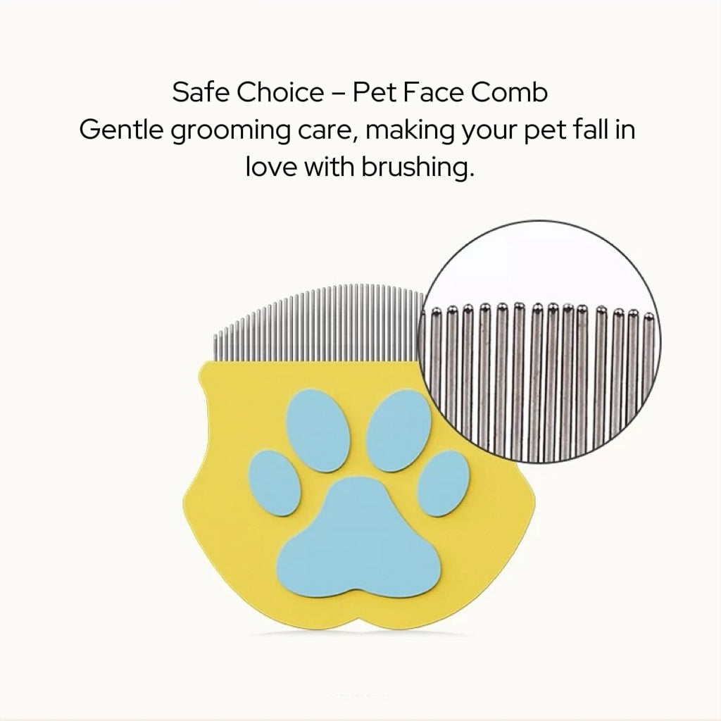 Pet Face & Eye Grooming Comb for Dogs & Cats