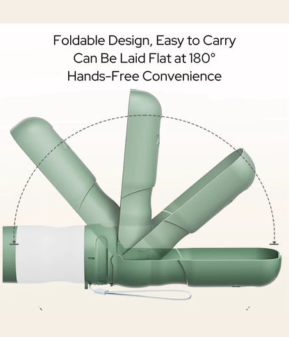 2-in-1 Portable Pet Water &amp; Food Bottle