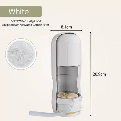 2-in-1 Portable Pet Water &amp; Food Bottle